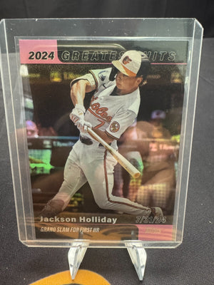 Topps Jackson Holliday 2024 Greatest Hits Grand Slam For First Home Run - PINK