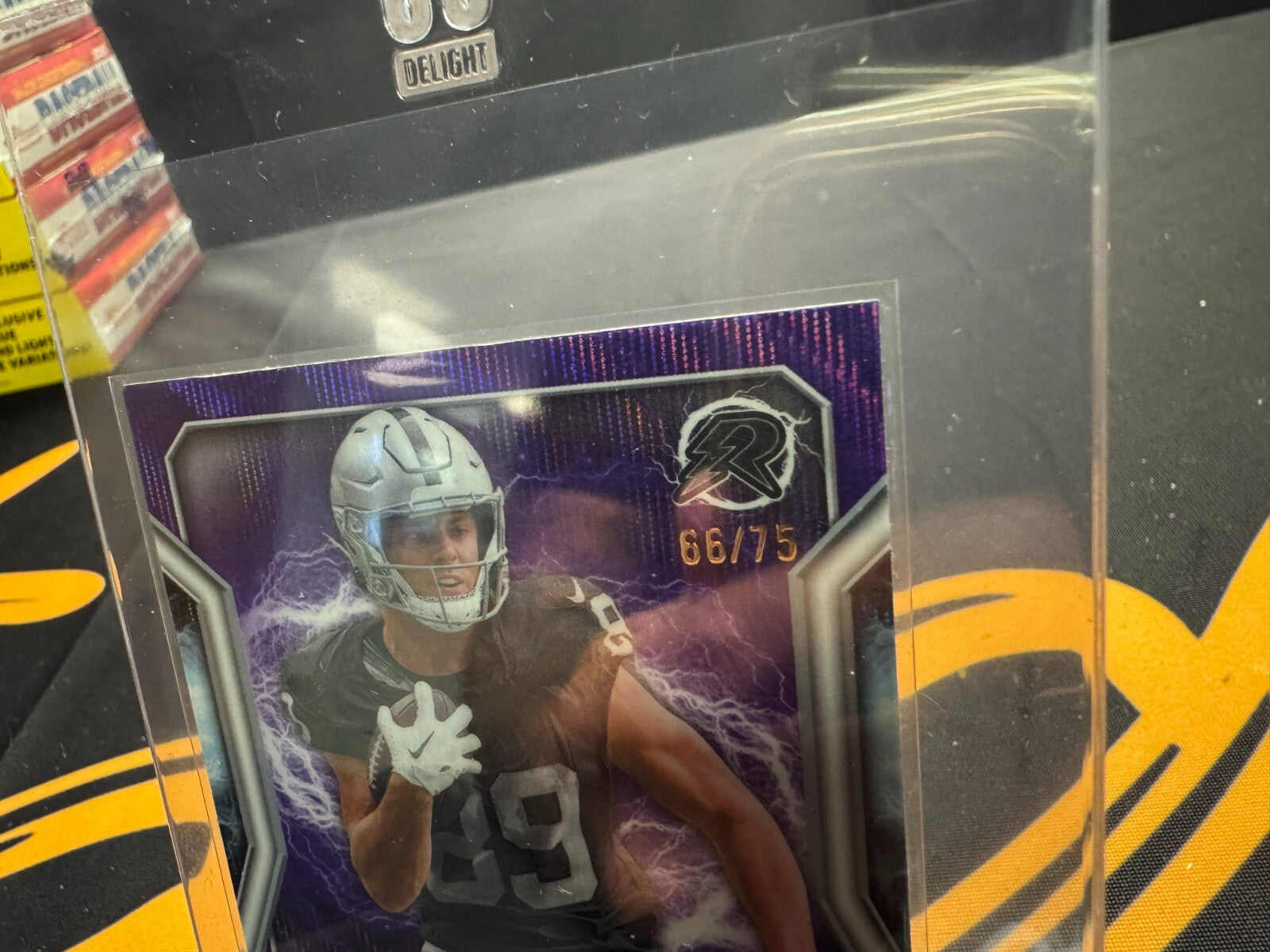 2024 Topps Resurgence Brock Bowers RC Purple Surge Rookie #/75