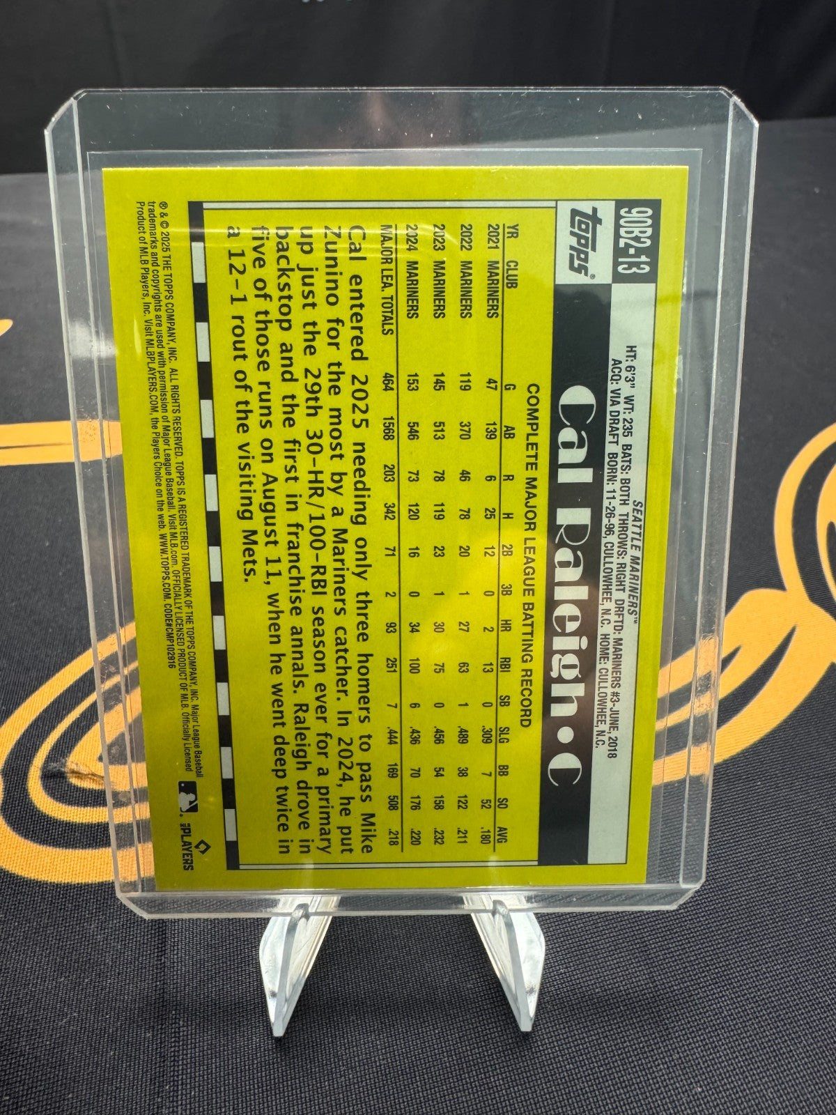 2025 Topps Series 2 - Cal Raleigh 35th Anniversary #90B2-13